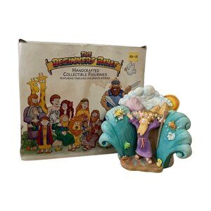 The Beginners Bible Moses Parts The Red Sea Ceramic Collectible Figure 1996 Rare